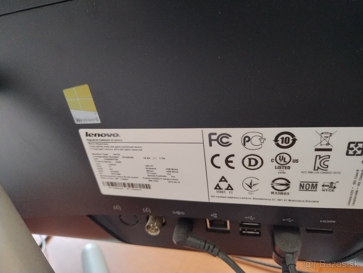 PC All In One PC Lenovo IdeaCentre C540 NEPOSIELAM - 4