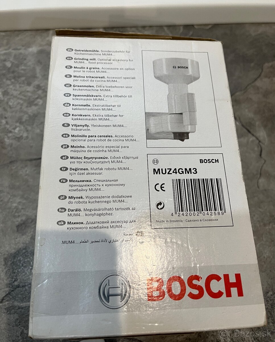 Drvič obilia Bosch MUZ4GM3 mum4 pre kuchynský robot - 4