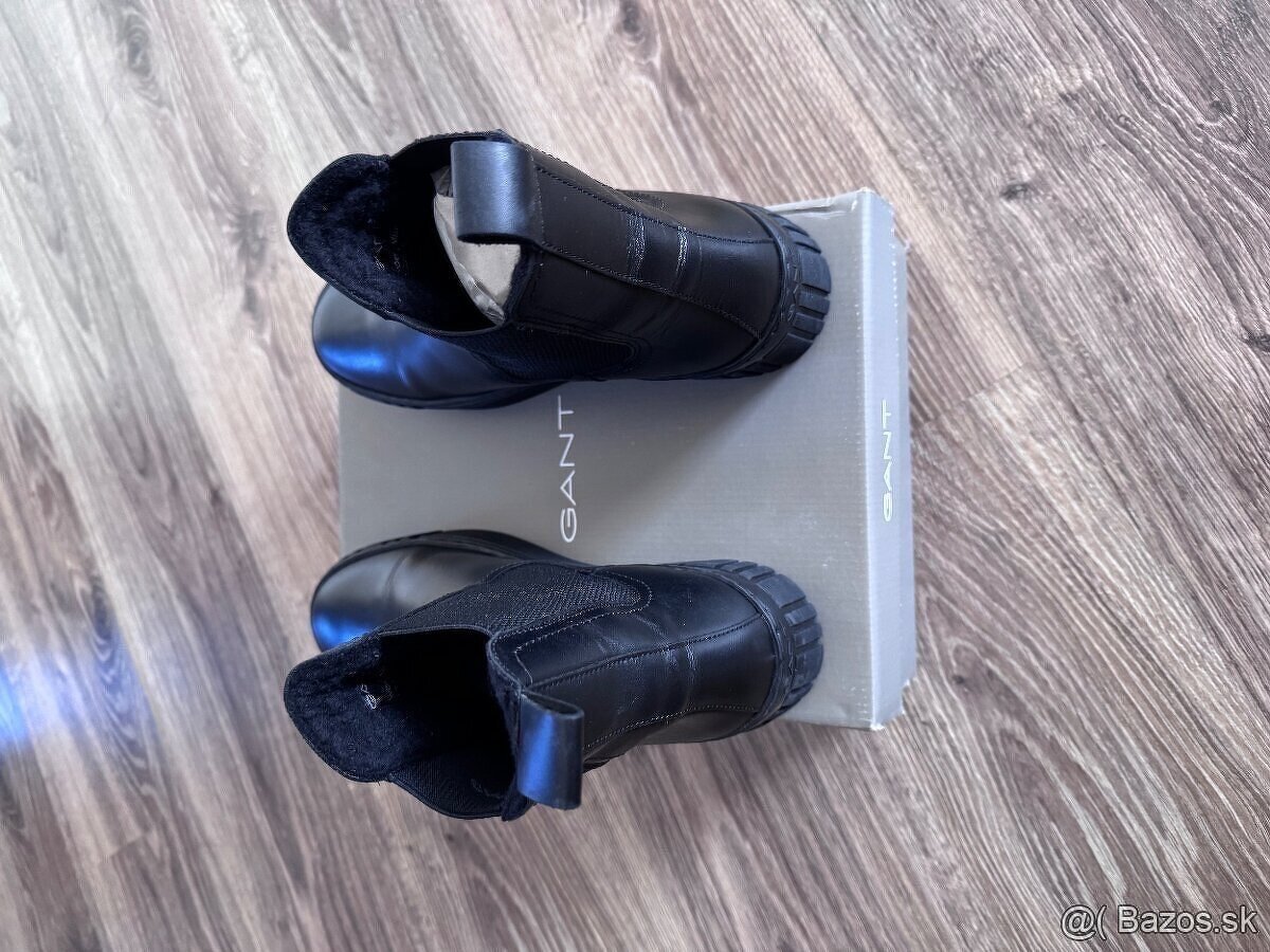 Gant dámské kožené chelsea topánky Snowmont - veľkosť 40 - 4