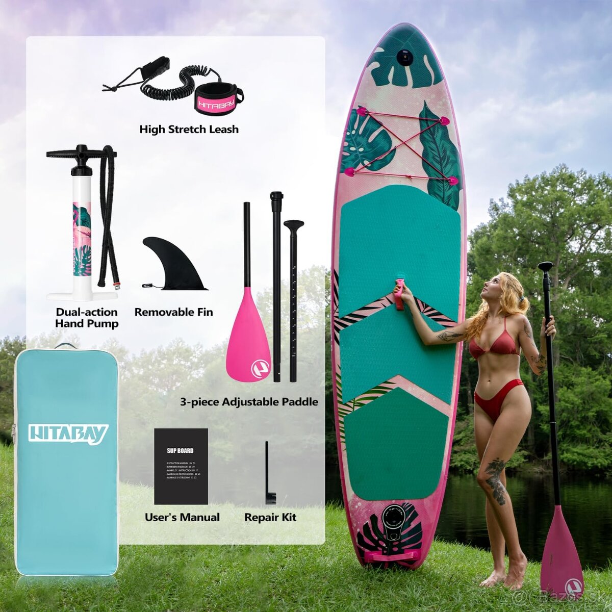 Paddleboard, Sup doska ešte nerozbalená, úplne nová - 4