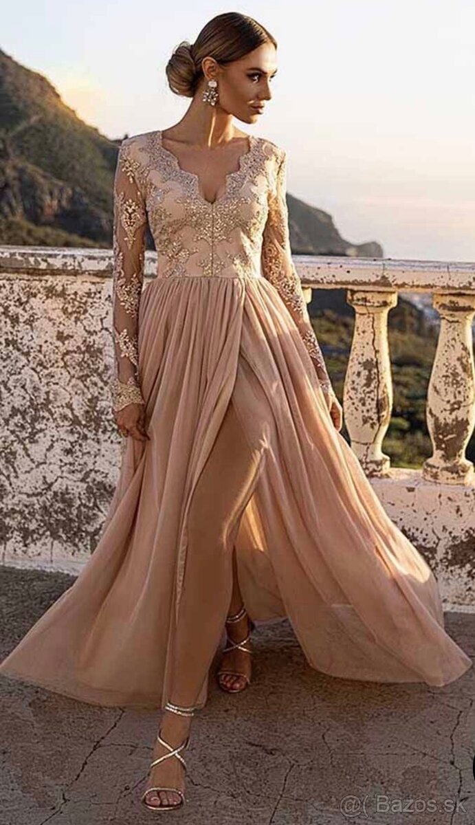 Spoločenské šaty M - 4