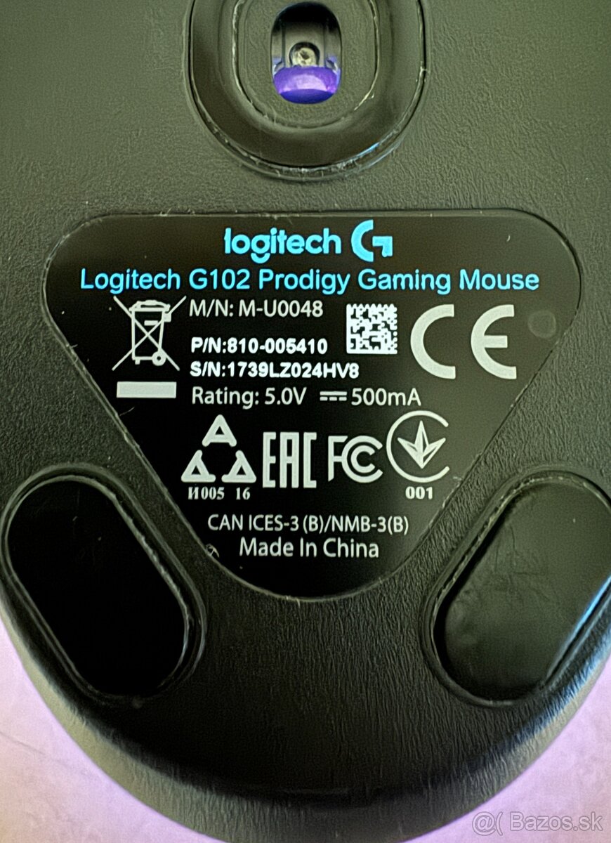 Logitech G102 Prodigy RGB herná myš 8000 DPI – TOP stav - 4