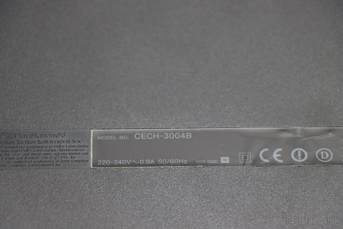 PS3 Slim CECH-3004B 320GB + originál ovládač + káble - 4