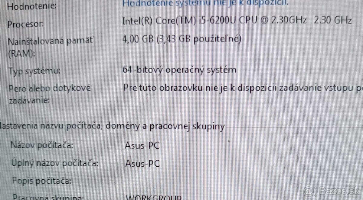 predám ASUS ZENBOOK UX303UB , WINDOWS 7 - 4