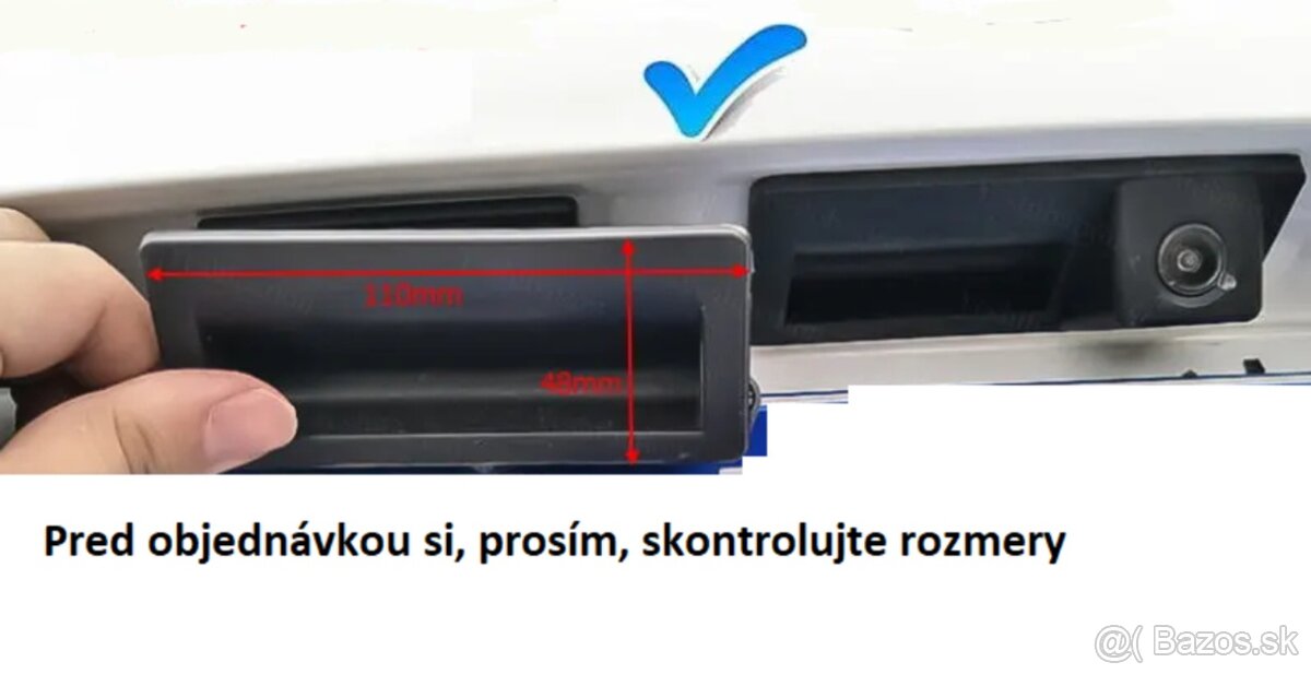 ZADNA CUVACIA PARKOVACIA KAMERA S MIKROSPINACOM KUFRA - 4