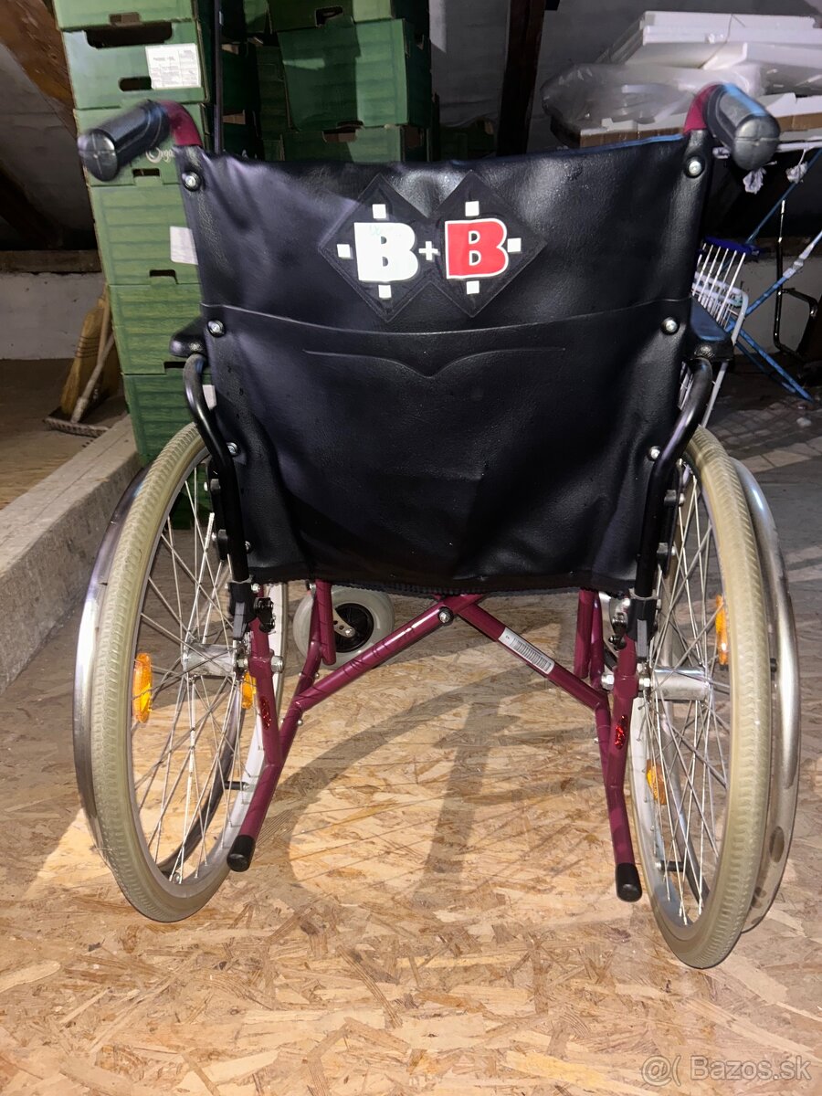 Invalidný vozík B + B S Top šírka sedu 39 cm - 4