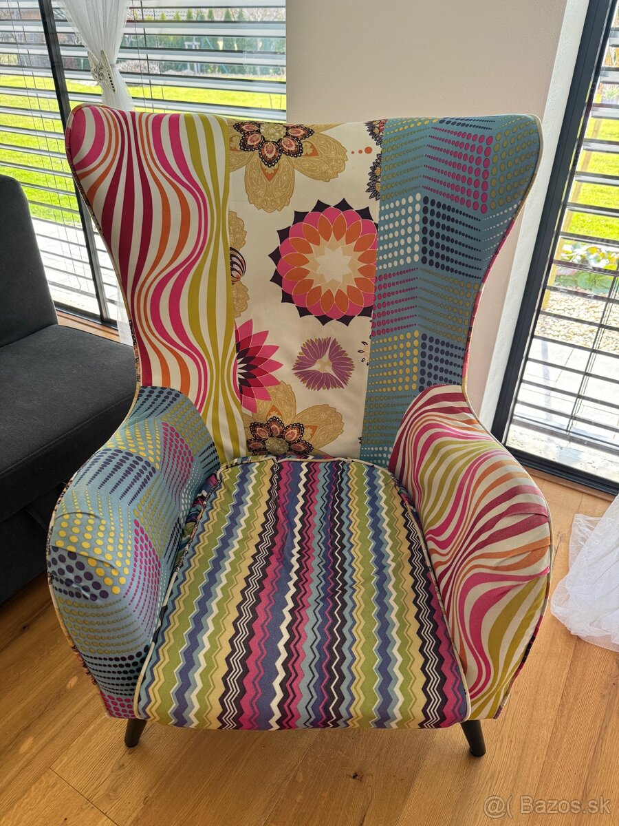 Predám Patchwork kreslo - 4