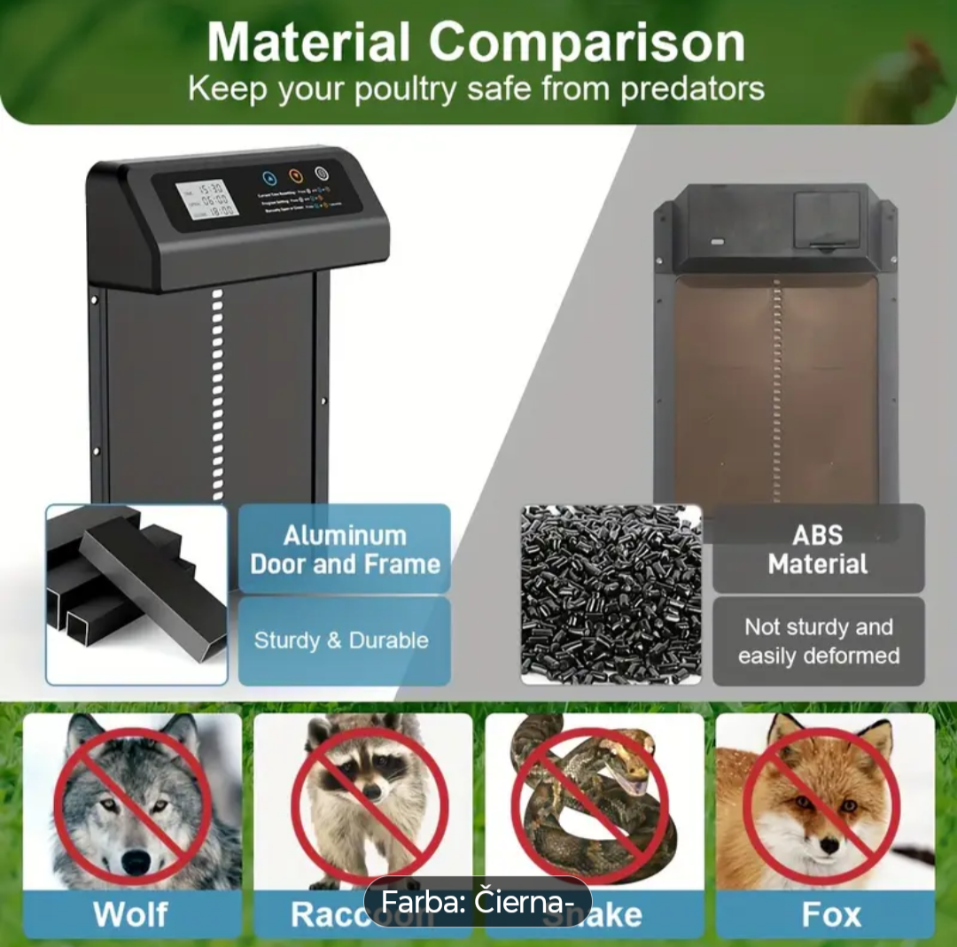 Automatické dvierka na kurnik - 4