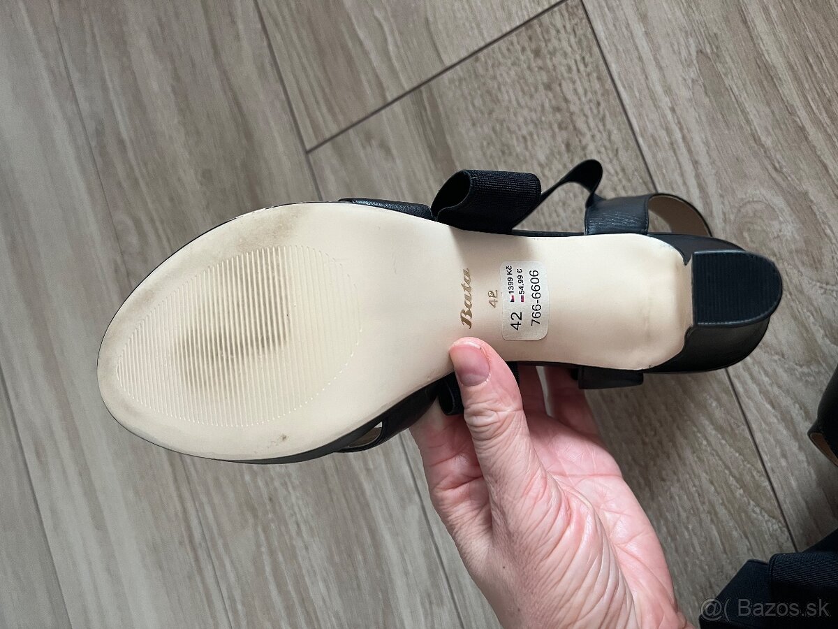 Kozene sandalky 42 Bata Insolia - 4