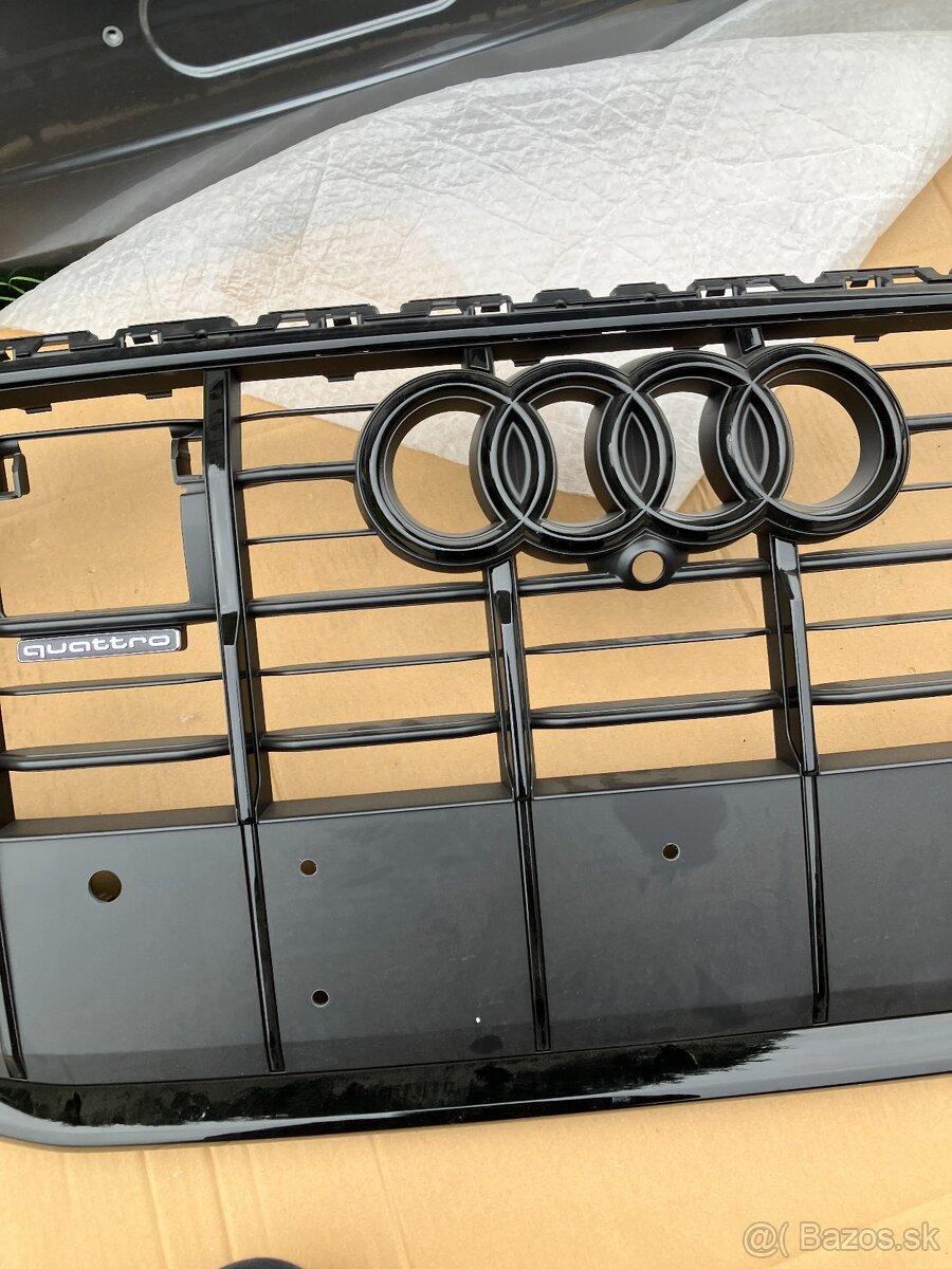 maska mrizka grill audi q7 20- cerna - 4