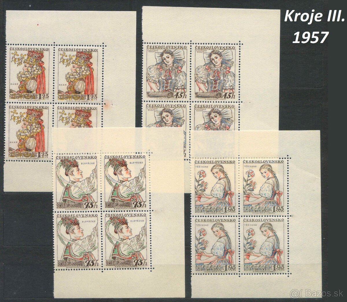 Poštové známky, filatelia: ČSSR, naše najkrajšie známky - 4