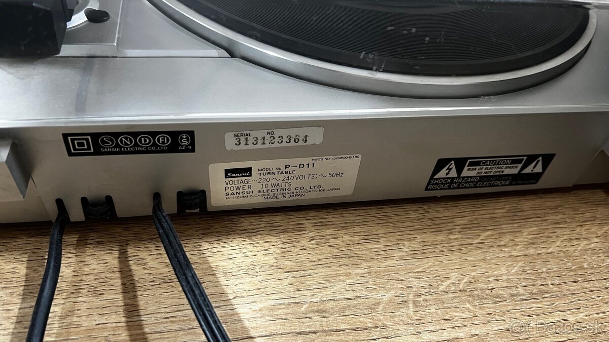 Predám 2 kusy gramofónov Sansui P-D11 - 4