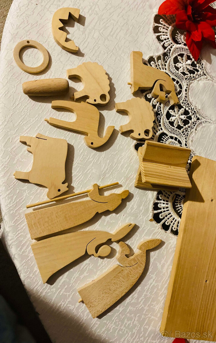 starý drevený betlehém - 4