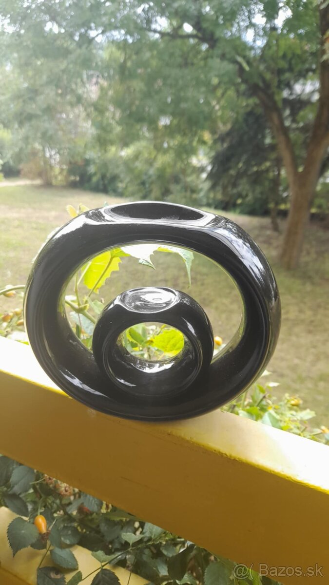 Retro keramicky svietnik - 4