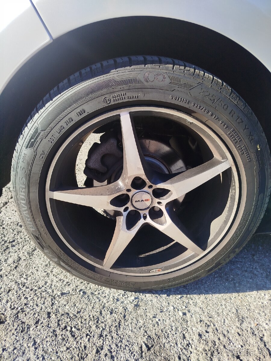 Predám elektróny značky MAK 5x114.3 R17 - 4