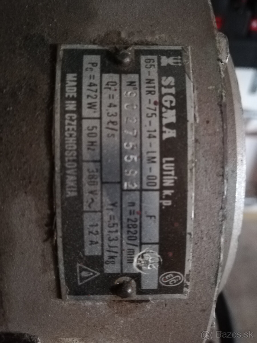 Predám čerpadlá SIGMA Lutín - 4