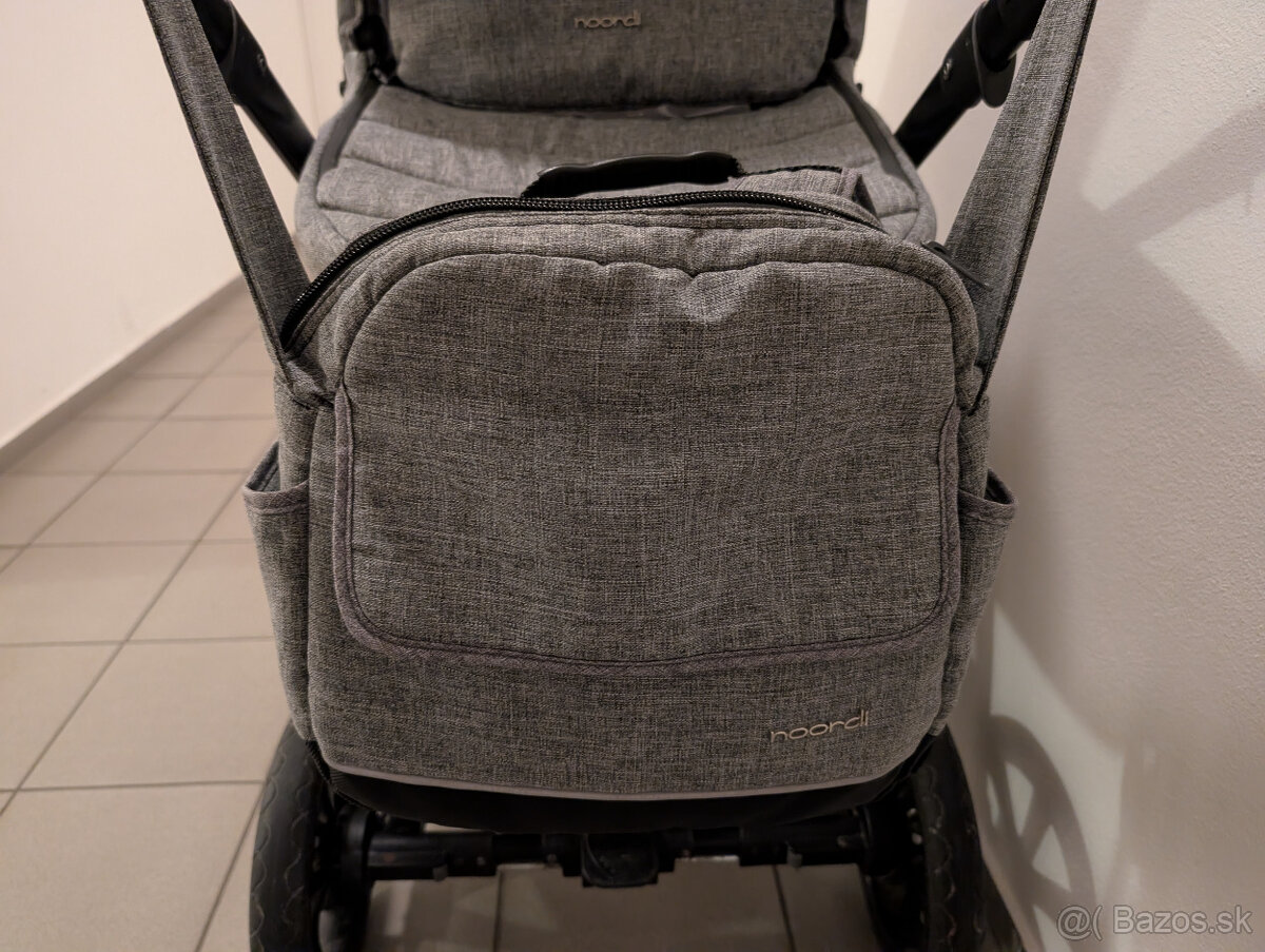 Predám kočík Noordi fjordi 3v1 (Dark grey) - 4