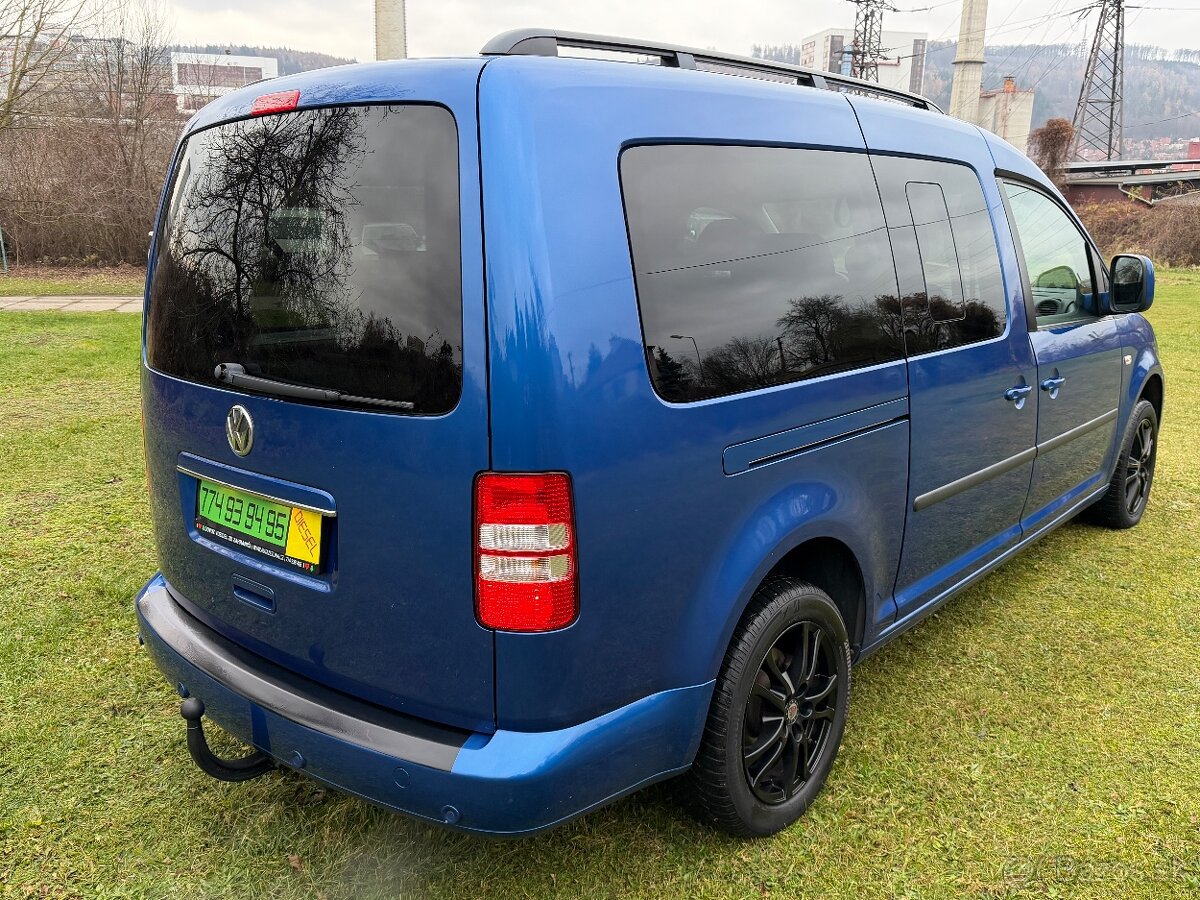 VOLKSWAGEN CADDY MAXI 2,0 TDI-7 MÍST, PARK. SENZORY, NAVI - 4