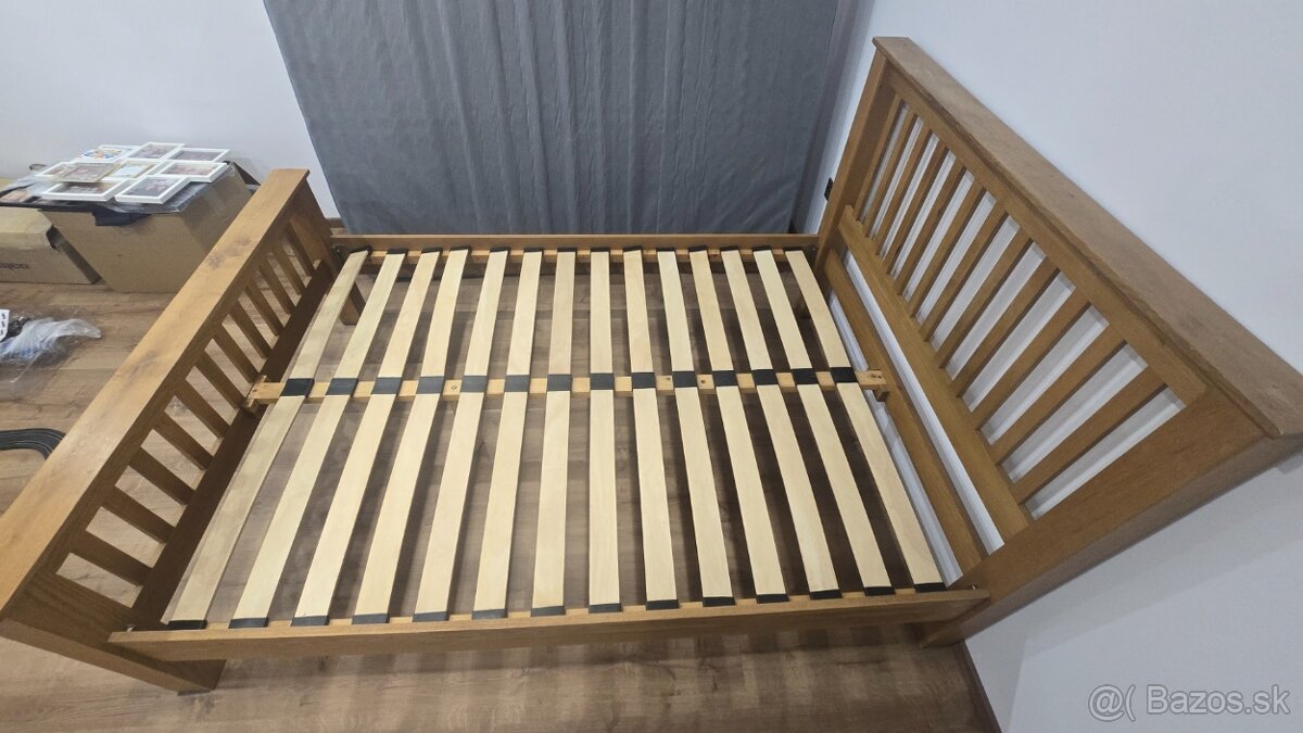 Dubova postel 140x200cm - 4