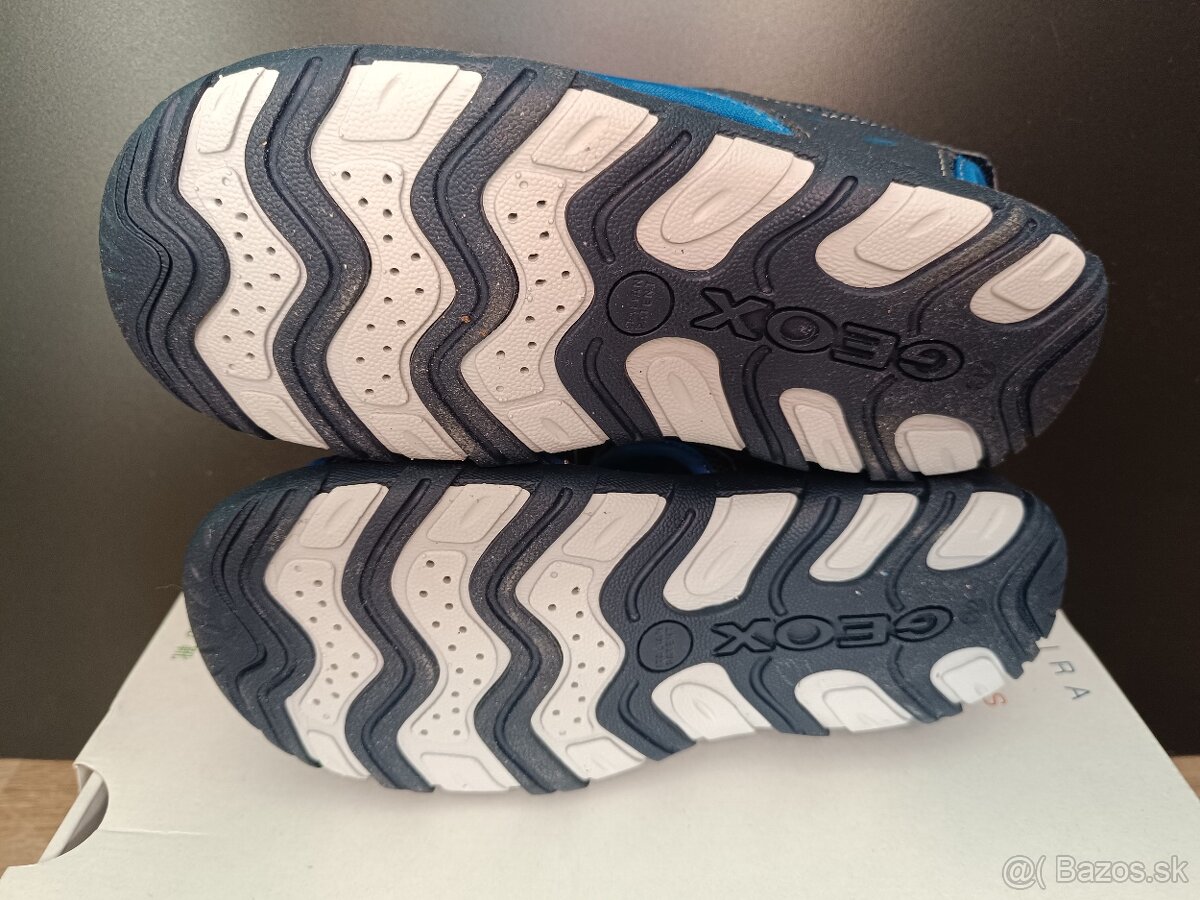 GEOX detské sandále /plátené - textil+koža/ - 4