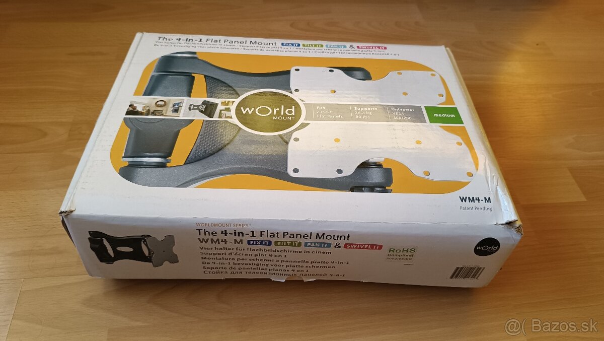 Držiak, konzola na TV na stenu, plafón - 4