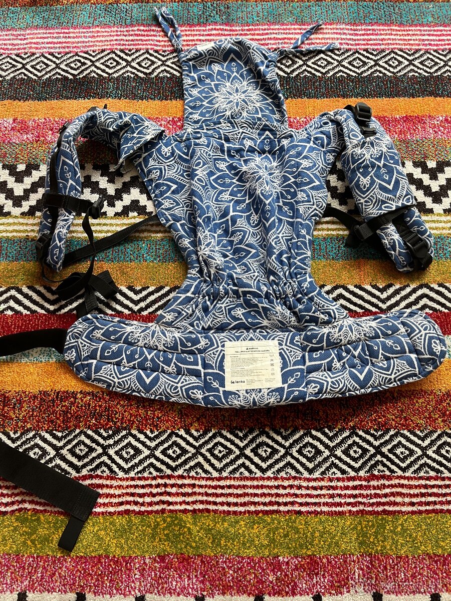 Be Lenka 4ever Folk modrá detský nosič - 4