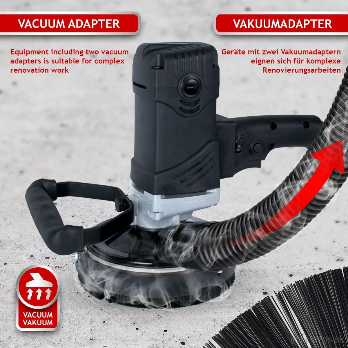 Nová BC-ELEC XM150 Fréza na betón Sanačná frézka 1500 W - 4