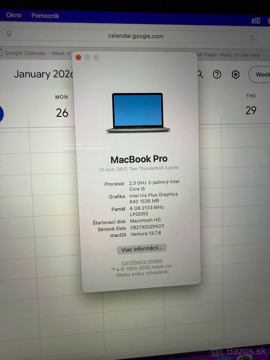 MacBook Pro 13” 2017 - 4