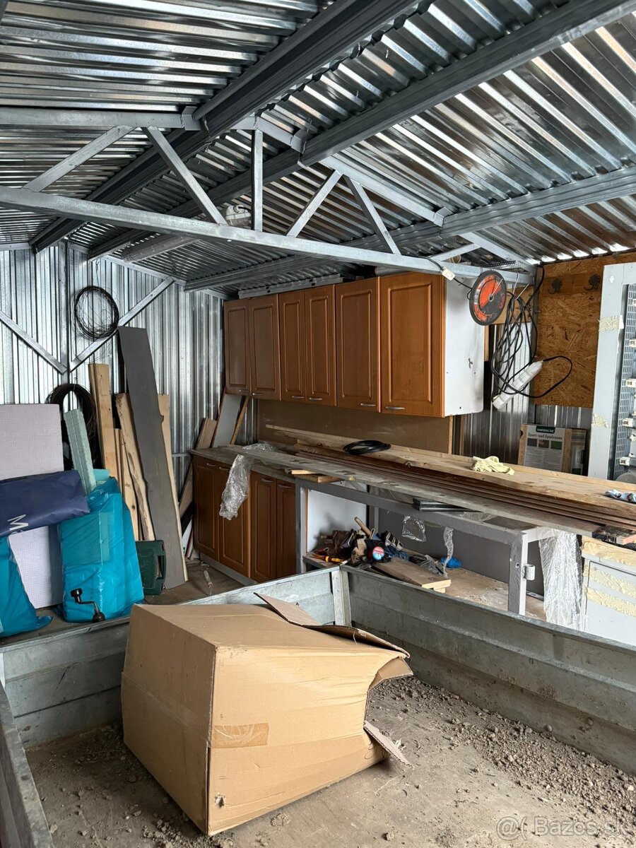 Stavebna buda/ plechova garaz - 4