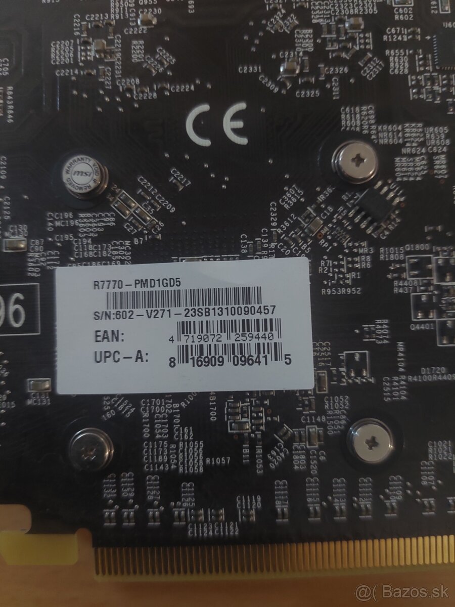 MSI Radeon HD 7770 1GB DDR5 - 4