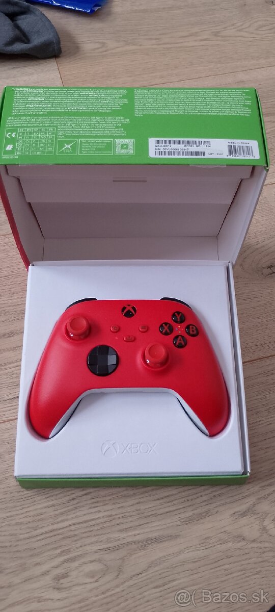 2 ovládače xbo series s x pulse red carbon black - 4