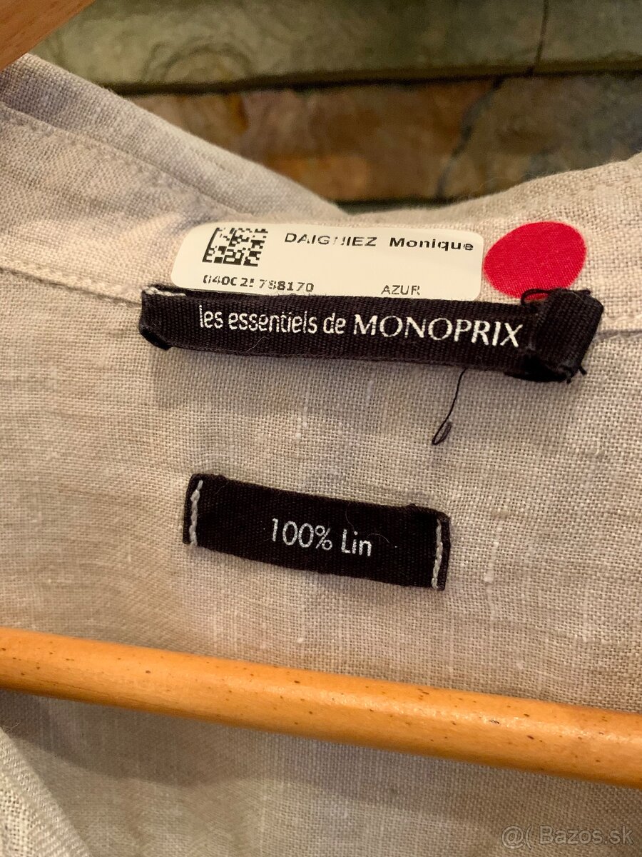 Damska lanová košeľa , 100% lán , stav ako nová - 4