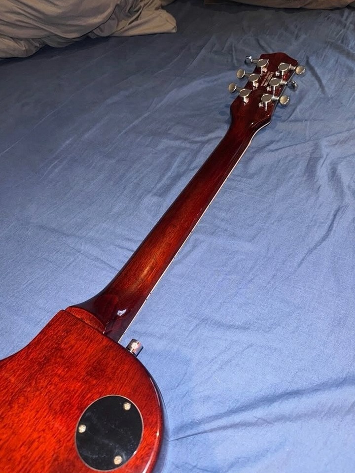 Gretsch G5220 Electromatic Jet BT Jade Grey s hardcasom - 4