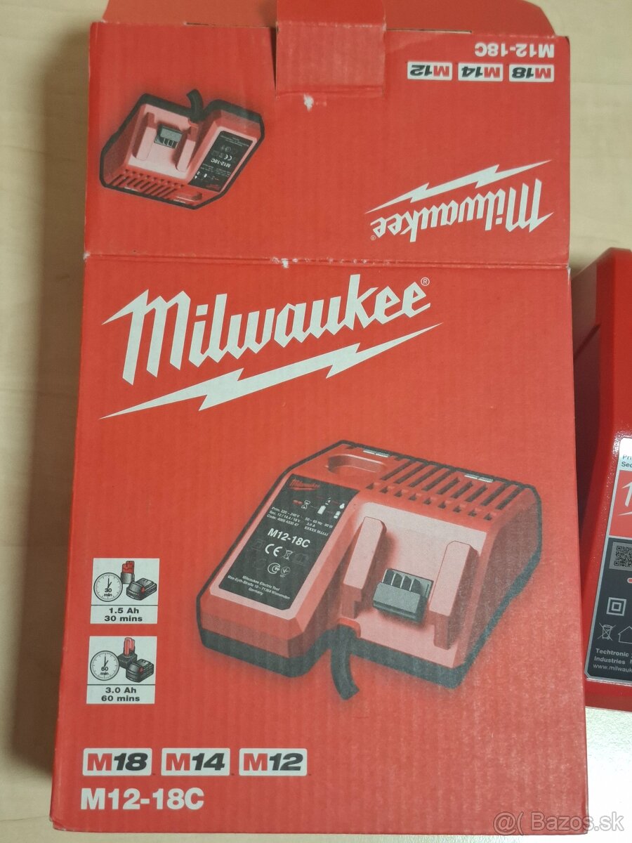 Milwaukee nabíjačka M12-18C - 4