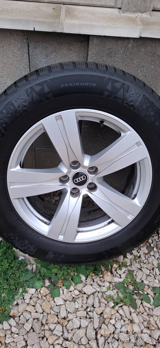 Predám alu elektróny - hliníkové disky r18 Audi - 4