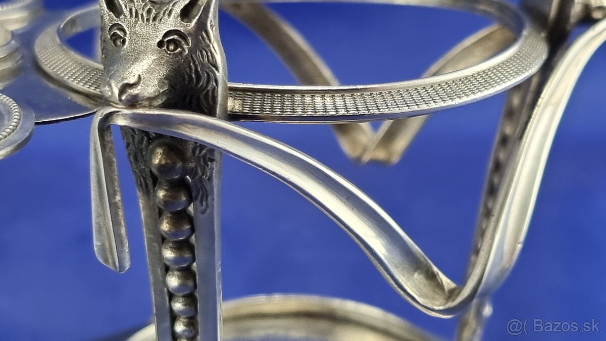 Kaštieľna strieborná súprava - 622 gramov - 4