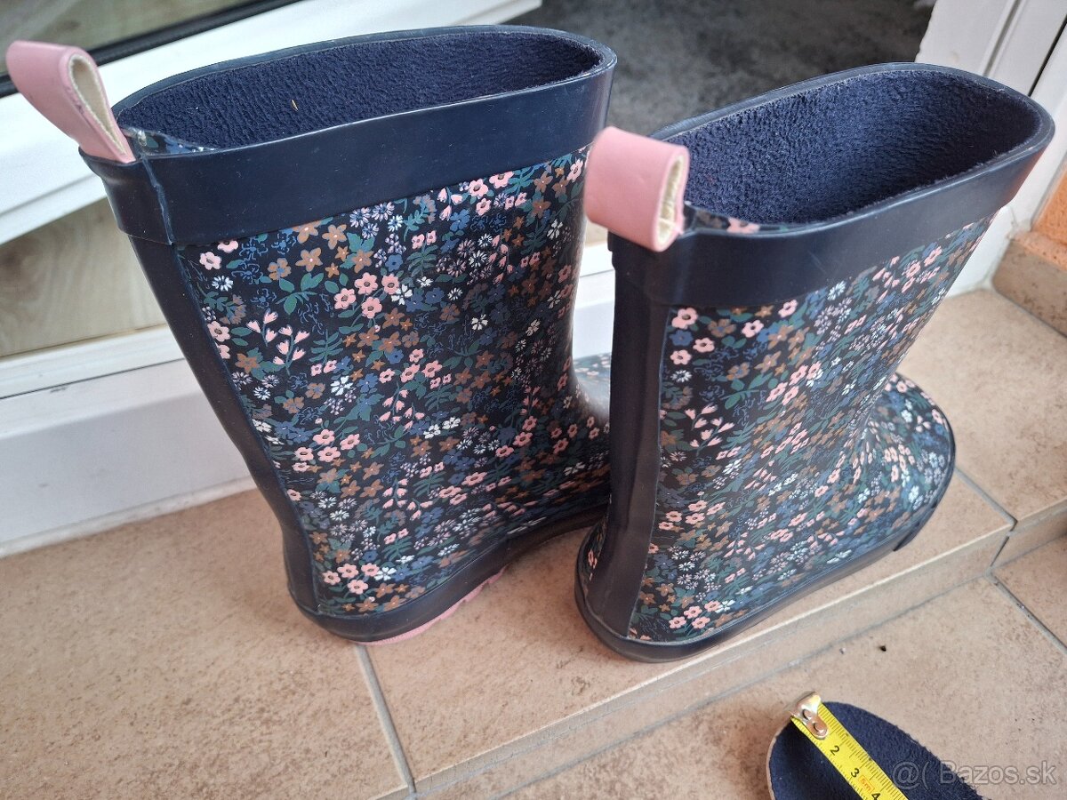 Dievčenské teplejšie gumáky - 4