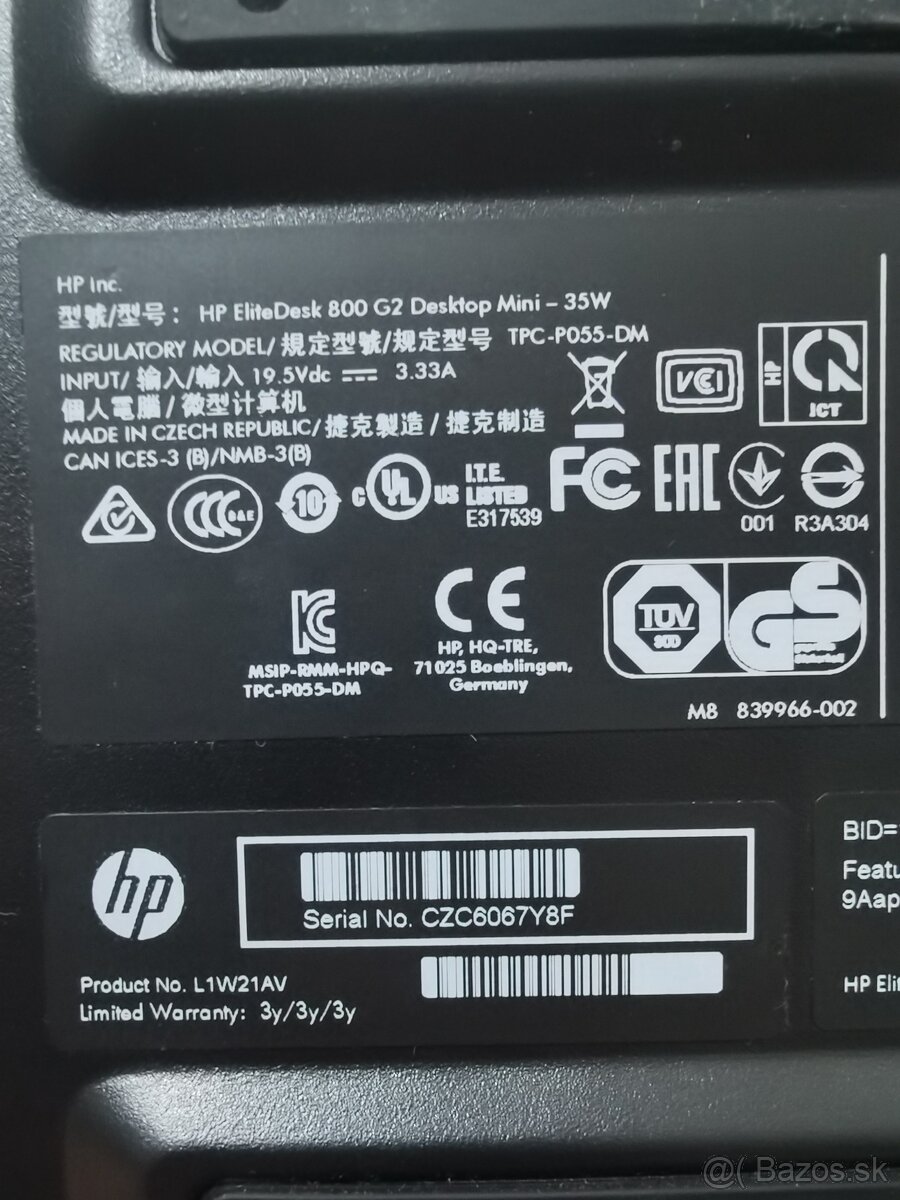 HP Elite Desk 800 G2 - i5 6500T - 4