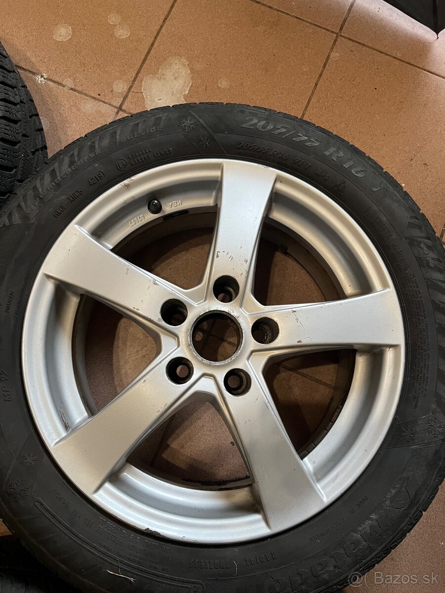 Zimná sada passat b7 205/55r16 spolu s letnými pneu - 4