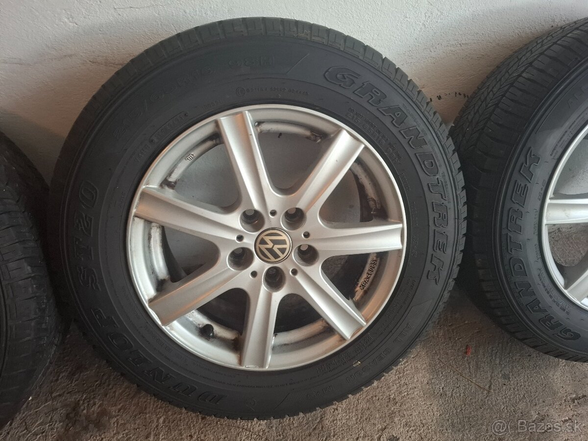 Predam elektrony / hlinikove disky s pneu. 215/65 R16 - 4
