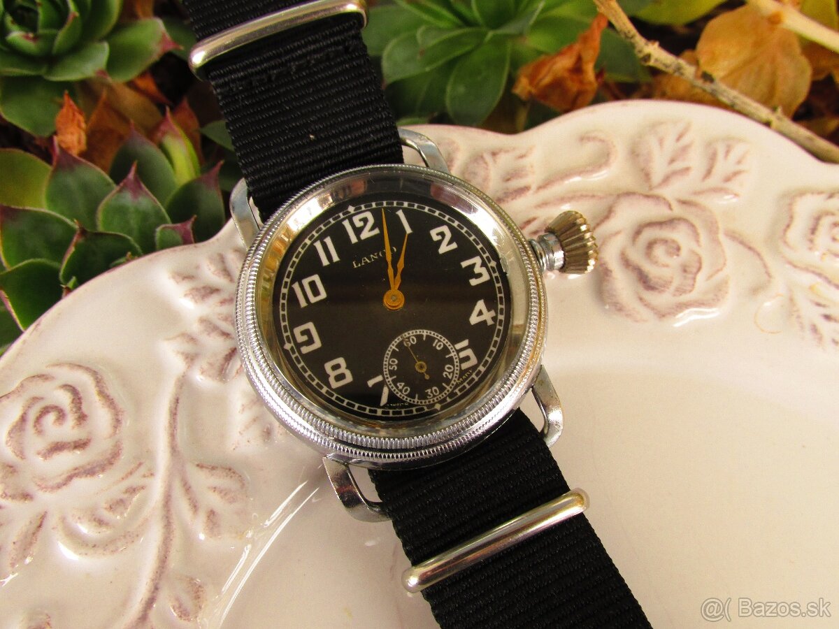 Letecké mechanické hodinky Lanco - 4