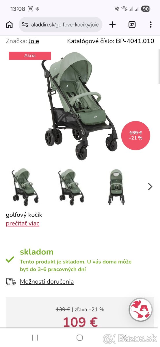 Golfový kočík Joie - 4