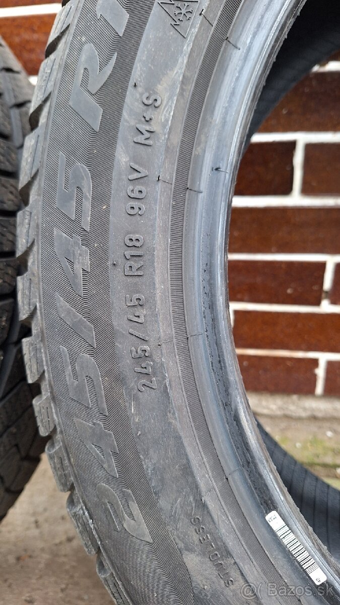 Zimné pneu pirelli 245/45/R18 - 4