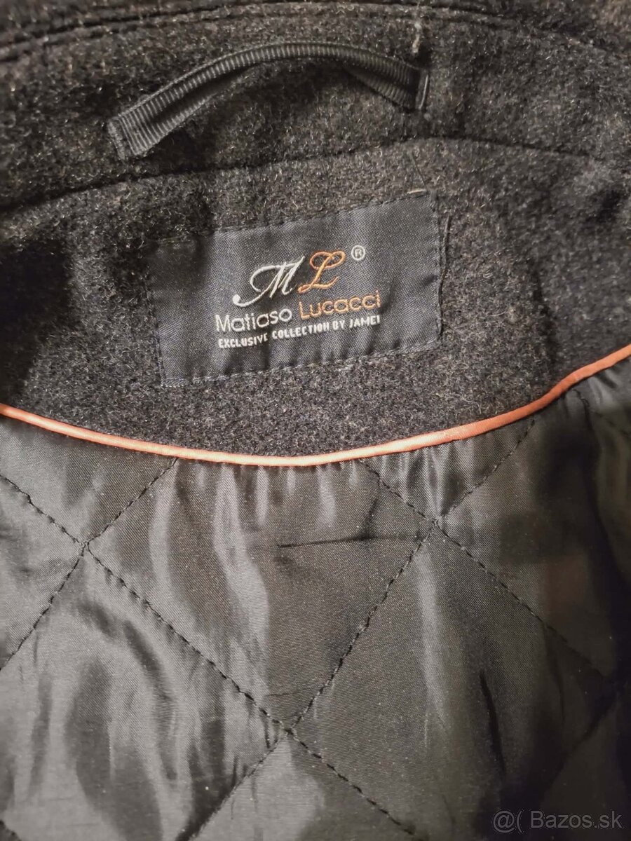 Pánsky vlnený kabát - 4