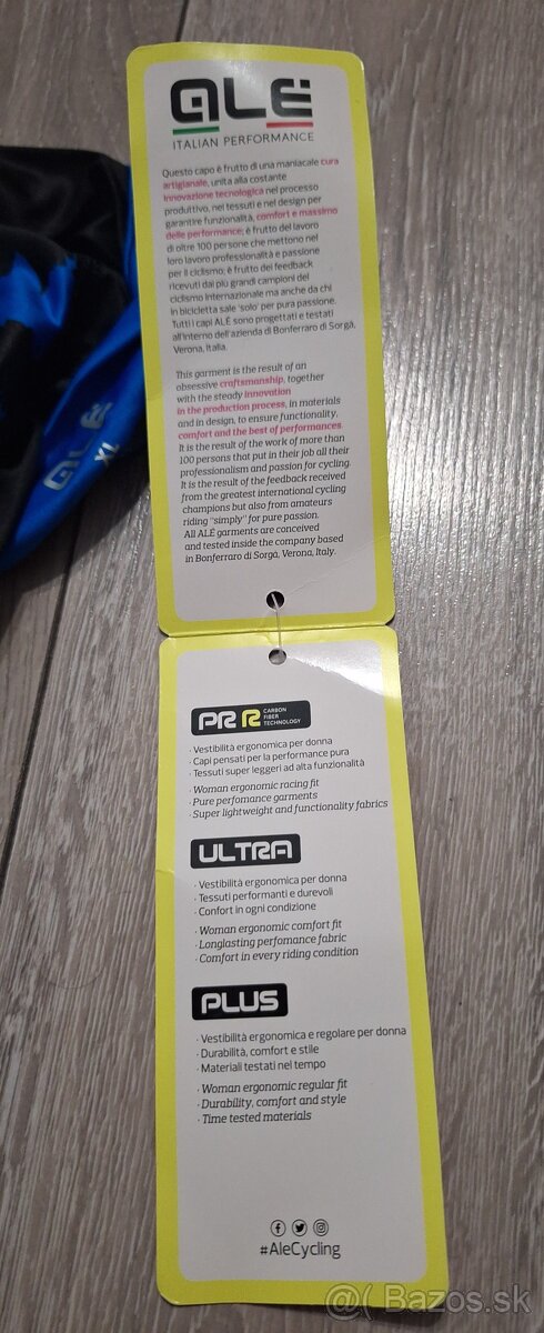 Predám nový triatlonový dres Alé. - 4