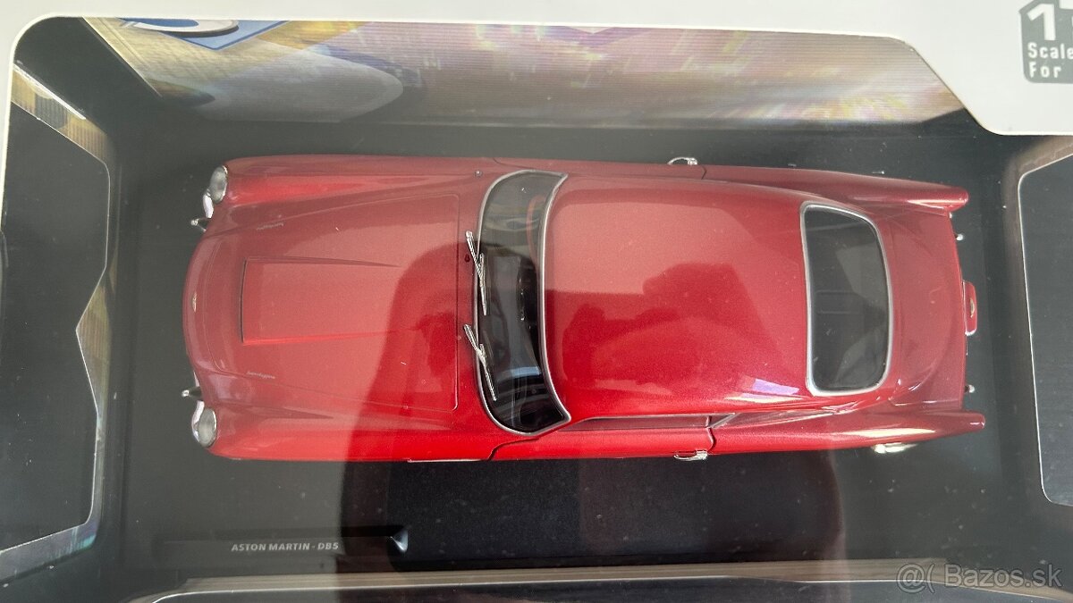 ASTON MARTIN DB5 ČERVENÁ 1/18 - 4