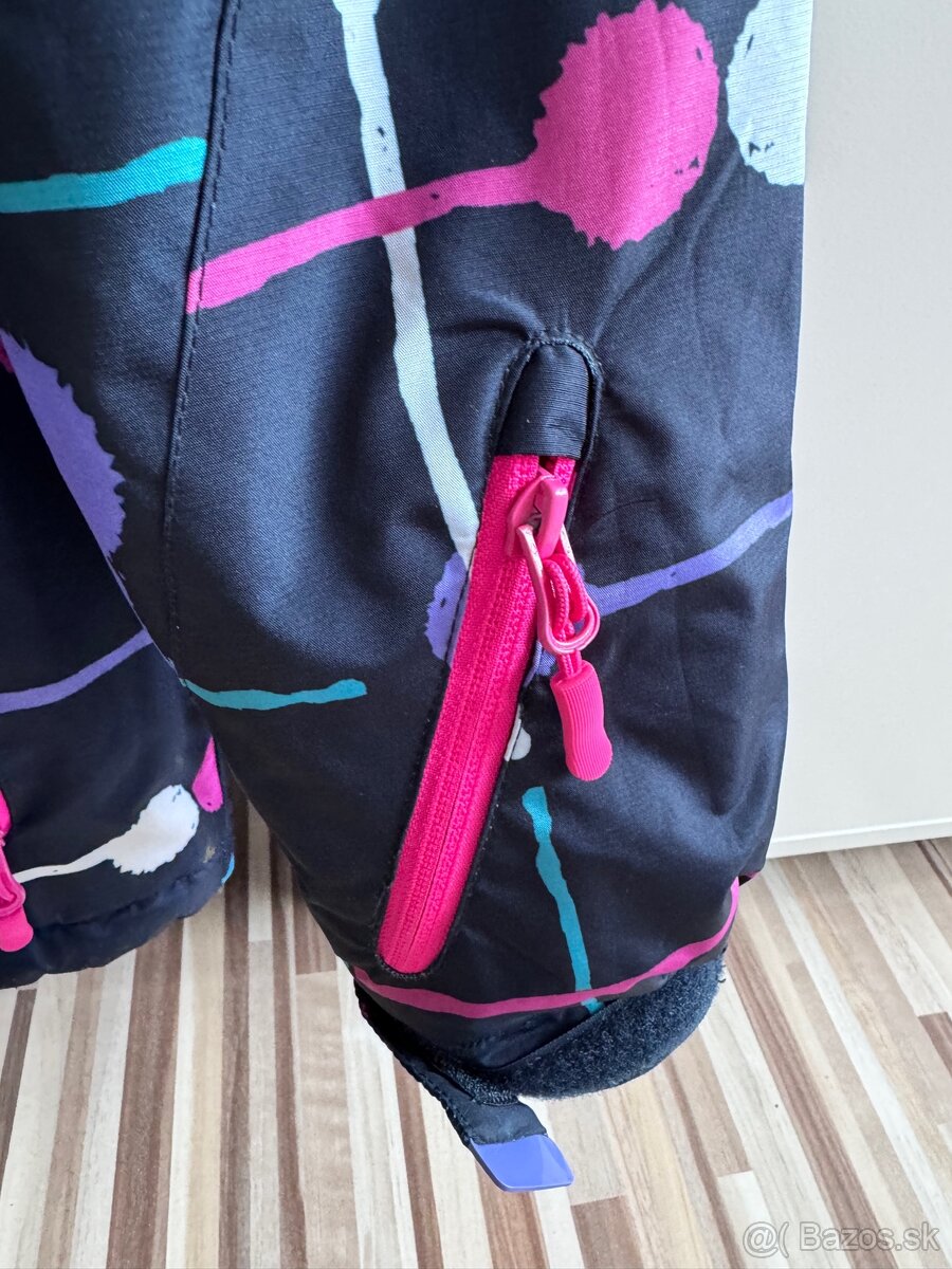 Zimna detská Bunda ližiarska 140/146 - 4