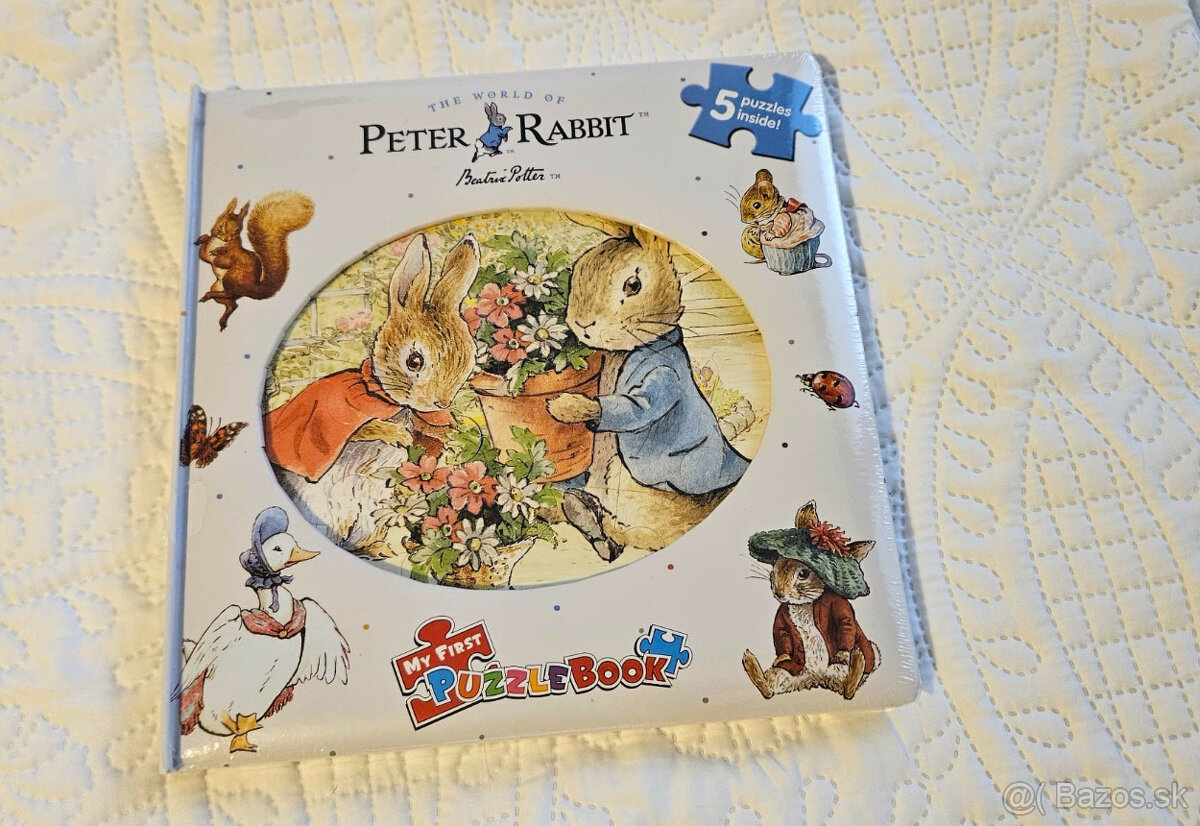 detská knižka/ puzzle 'Peter Rabbit classic puzzle book' - 4
