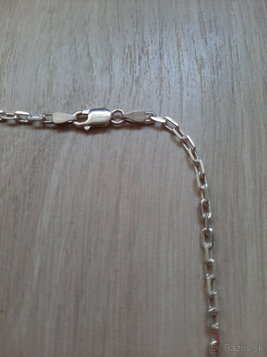 Strieborna retiazka s priveskom H - 4