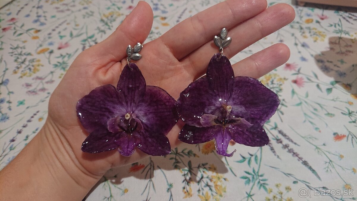 Orchidea náušnice - 4